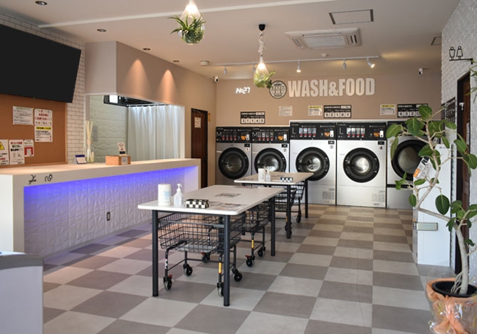 WASH&FOOD内装デザイン