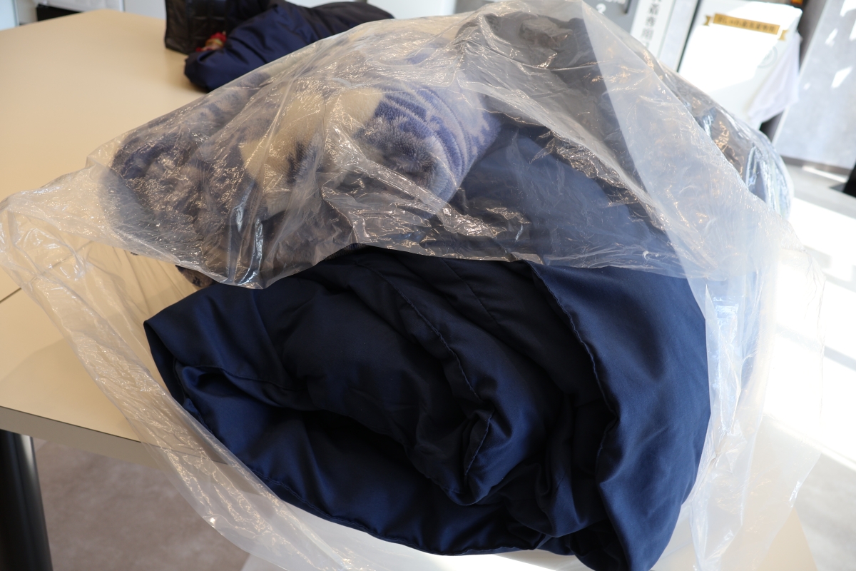 コインランドリー後の布団