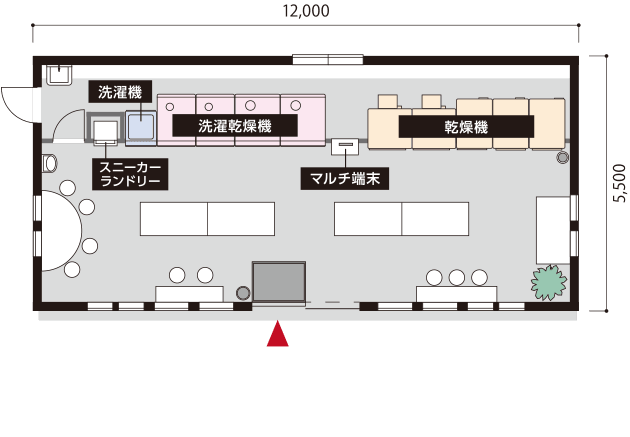 AQUA 20坪プラン 店内見取り図