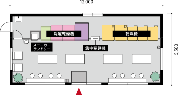 TOSEI 20坪プラン 店内見取り図